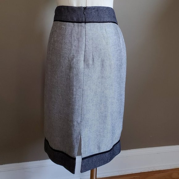 Etcetera A-line color block skirt Size 4 Small. - Picture 4 of 13